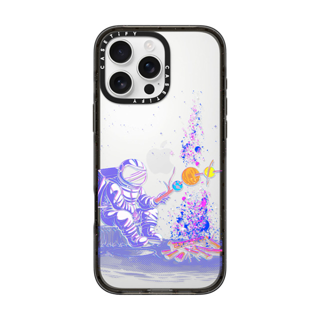 Tobe Fonseca x CASETiFY iPhone 16 Pro Max ケース Space,Futurism ブラック インパクトケース Moon Camping Father's Day Tobe Fonseca x CASETiFY iPhone 16 Pro Max ケース Space,Futurism ブラック インパクトケース Moon Camping Father's Day