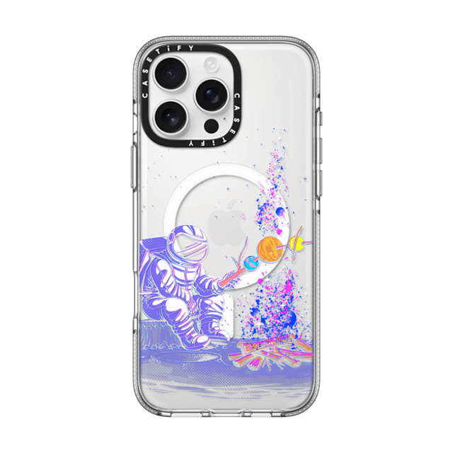 Tobe Fonseca x CASETiFY iPhone 16 Pro Max ケース Space,Futurism クリア クリア ケース MagSafe対応 Moon Camping Father's Day Tobe Fonseca x CASETiFY iPhone 16 Pro Max ケース Space,Futurism クリア クリア ケース MagSafe対応 Moon Camping Father's Day