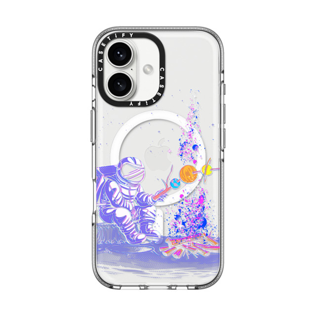 Tobe Fonseca x CASETiFY iPhone 16 ケース Space,Futurism クリア クリア ケース MagSafe対応 Moon Camping Father's Day Tobe Fonseca x CASETiFY iPhone 16 ケース Space,Futurism クリア クリア ケース MagSafe対応 Moon Camping Father's Day