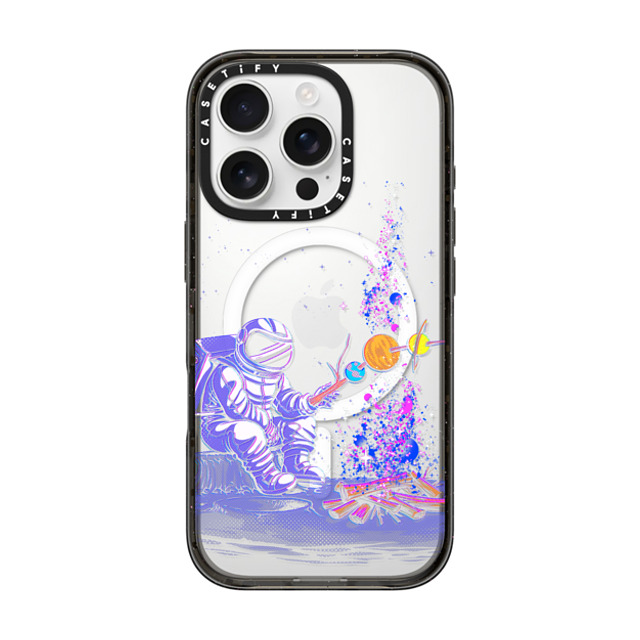 Tobe Fonseca x CASETiFY iPhone 16 Pro ケース Space,Futurism ブラック インパクトケース MagSafe対応 Moon Camping Father's Day Tobe Fonseca x CASETiFY iPhone 16 Pro ケース Space,Futurism ブラック インパクトケース MagSafe対応 Moon Camping Father's Day