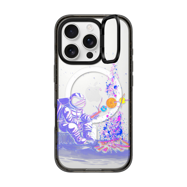 Tobe Fonseca x CASETiFY iPhone 16 Pro ケース Space,Futurism ブラック インパクトリングスタンドケース MagSafe対応 Moon Camping Father's Day Tobe Fonseca x CASETiFY iPhone 16 Pro ケース Space,Futurism ブラック インパクトリングスタンドケース MagSafe対応 Moon Camping Father's Day
