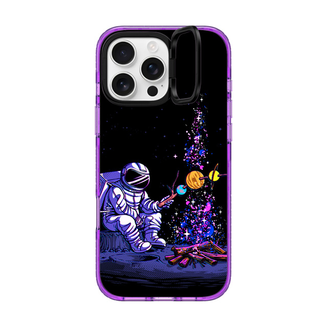 Tobe Fonseca x CASETiFY iPhone 16 Pro Max Case Space,Pattern パープル インパクトリングスタンドケース MagSafe対応 Moon Camping Mother's Day Tobe Fonseca x CASETiFY iPhone 16 Pro Max Case Space,Pattern パープル インパクトリングスタンドケース MagSafe対応 Moon Camping Mother's Day