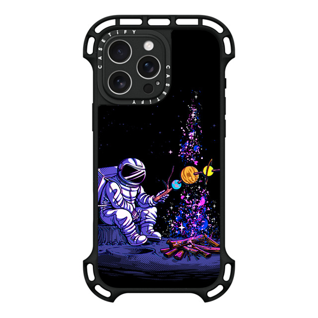 Tobe Fonseca x CASETiFY iPhone 16 Pro Max ケース ブラック ウルトラ バウンスケース MagSafe対応 Moon Camping