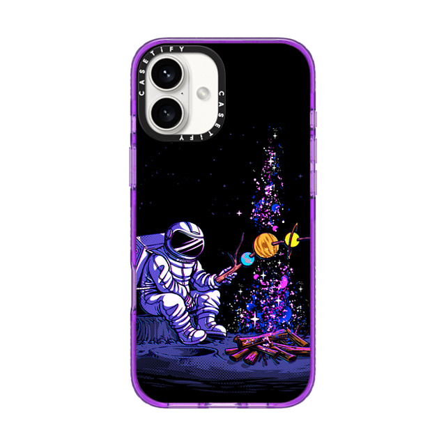 Tobe Fonseca x CASETiFY iPhone 16 Plus ケース Space,Pattern パープル インパクトケース MagSafe対応 Moon Camping Mother's Day Tobe Fonseca x CASETiFY iPhone 16 Plus ケース Space,Pattern パープル インパクトケース MagSafe対応 Moon Camping Mother's Day