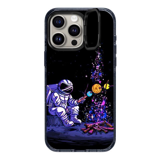 Tobe Fonseca x CASETiFY iPhone 15 Pro Max ケース Classic Blue インパクトリングスタンドケース MagSafe対応 Moon Camping