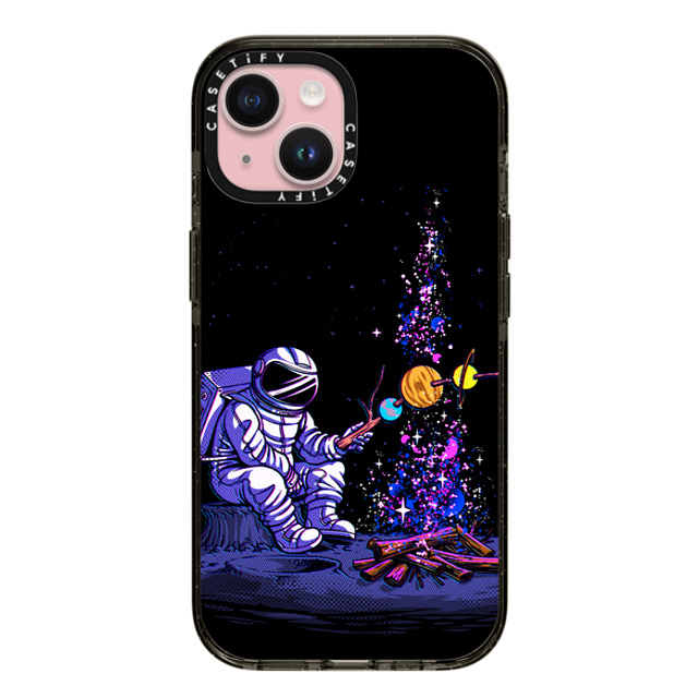 Tobe Fonseca x CASETiFY iPhone 15 ケース ブラック インパクトケース Moon Camping