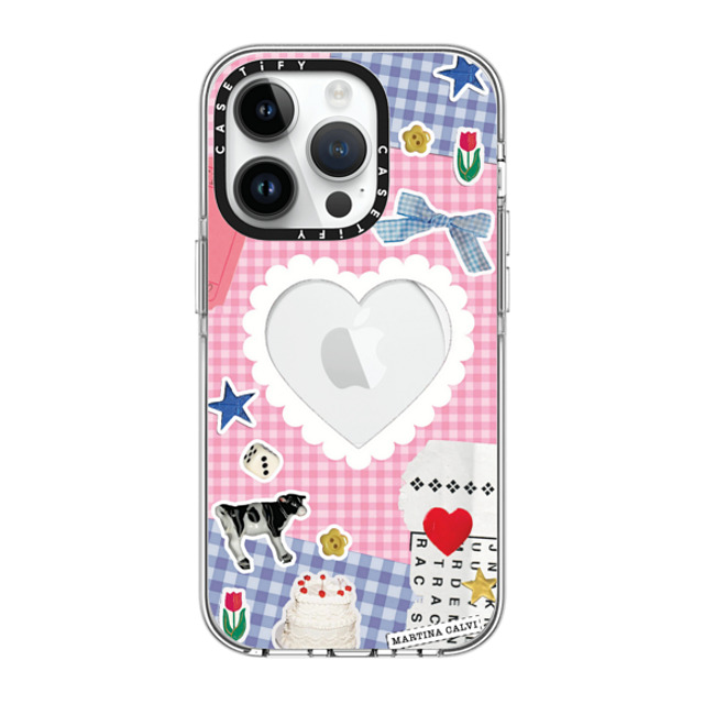 Martina Martian x CASETiFY iPhone 14 Pro Case Clear Clear Case MagSafe Compatible Crafty Martina Martian x CASETiFY iPhone 14 Pro Case Clear Clear Case MagSafe Compatible Crafty