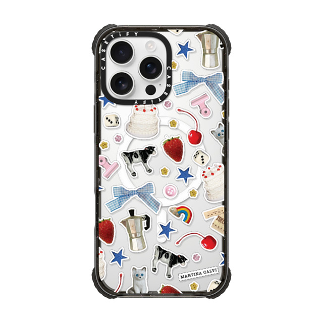 Martina Martian x CASETiFY iPhone 16 Pro Max Case Black ウルトラ インパクトケース MagSafe 対応 Trinket Stickers Mother's Day Martina Martian x CASETiFY iPhone 16 Pro Max Case Black ウルトラ インパクトケース MagSafe 対応 Trinket Stickers Mother's Day