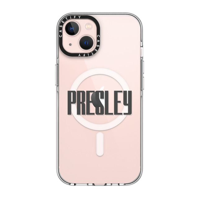 CASETiFY iPhone 13 ケース クリア クリア ケース MagSafe対応 Custom Case - Presley