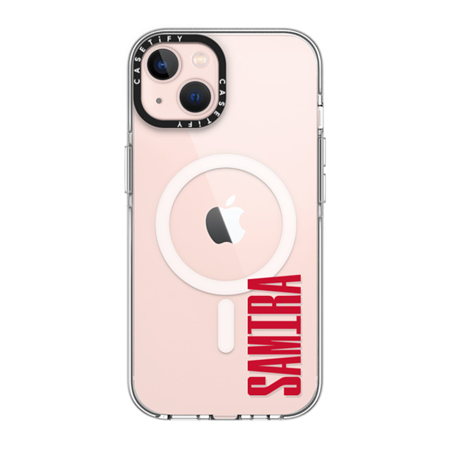 CASETiFY iPhone 13 ケース クリア クリア ケース MagSafe対応 Custom Case - Samira