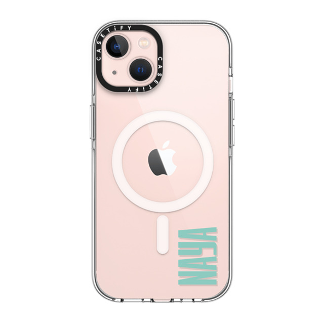 CASETiFY iPhone 13 ケース クリア クリア ケース MagSafe対応 Custom Case - Naya