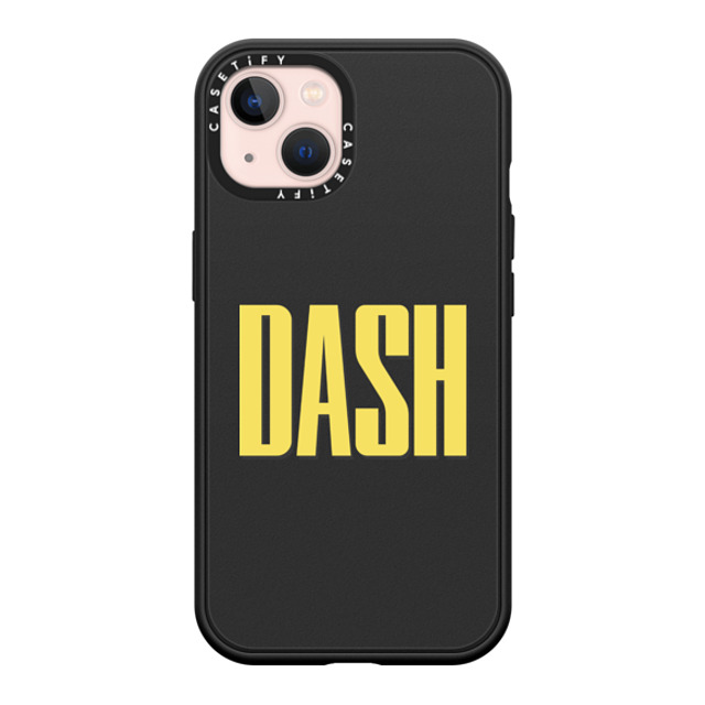 CASETiFY iPhone 13 ケース マットブラック インパクトケース MagSafe対応 Custom Case - Dash