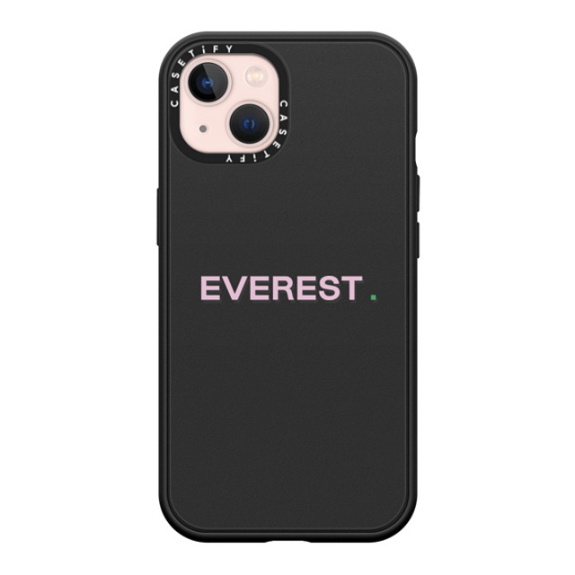 CASETiFY iPhone 13 ケース マットブラック インパクトケース MagSafe対応 Custom Case - Everest.