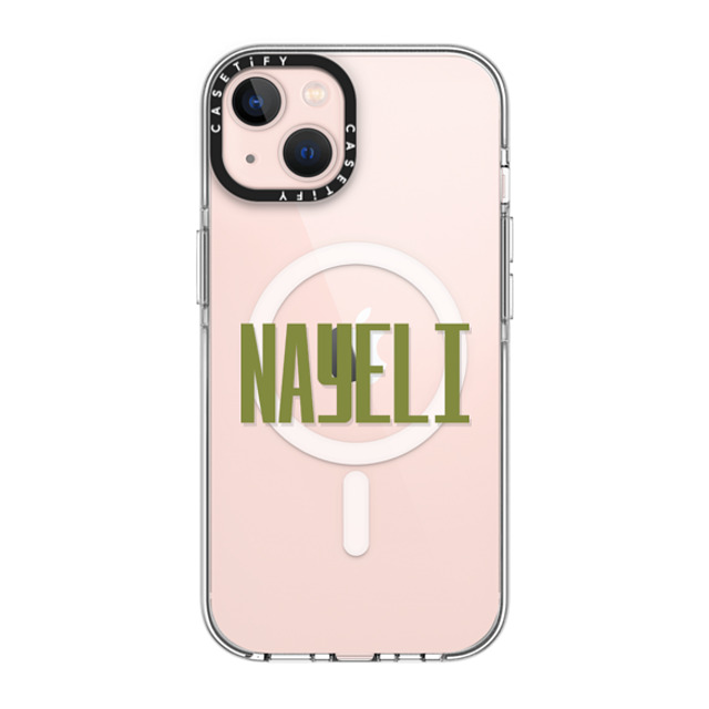 CASETiFY iPhone 13 ケース クリア クリア ケース MagSafe対応 Custom Case - Nayeli