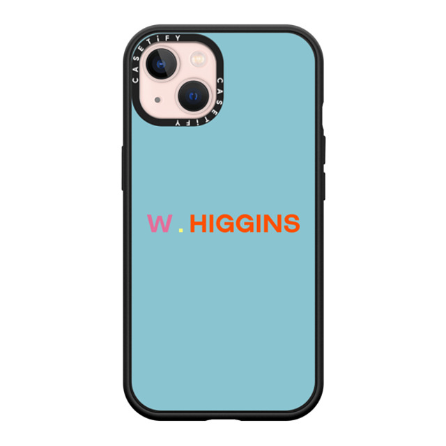 CASETiFY iPhone 13 ケース マットブラック インパクトケース MagSafe対応 Custom Case - w. Higgins