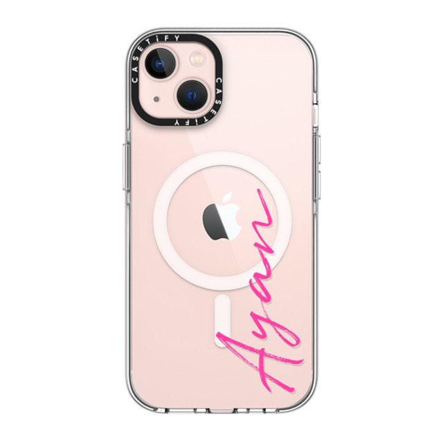 CASETiFY iPhone 13 ケース クリア クリア ケース MagSafe対応 Custom Case - Ayan