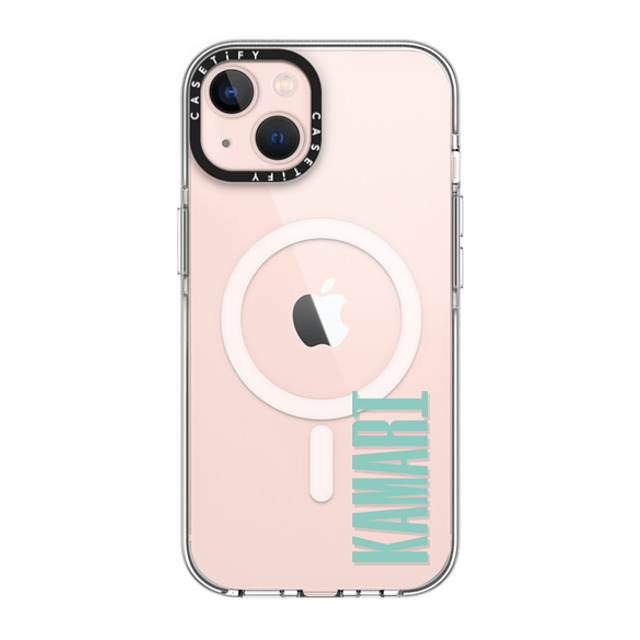 CASETiFY iPhone 13 ケース クリア クリア ケース MagSafe対応 Custom Case - Kamari