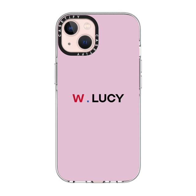 CASETiFY iPhone 13 ケース クリア クリア ケース MagSafe対応 Custom Case - w. Lucy