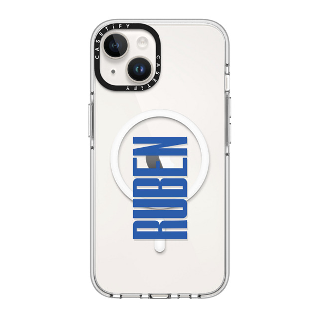 CASETiFY iPhone 14 ケース クリア クリア ケース MagSafe対応 Custom Case - Ruben