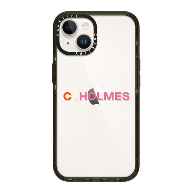 CASETiFY iPhone 14 ケース ブラック インパクトケース Custom Case - C. Holmes