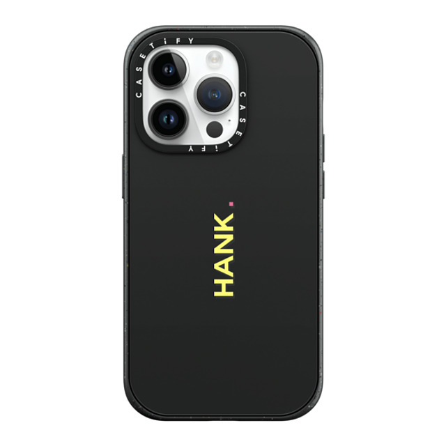 CASETiFY iPhone 14 Pro ケース マットブラック インパクトケース MagSafe対応 Custom Case - Hank.