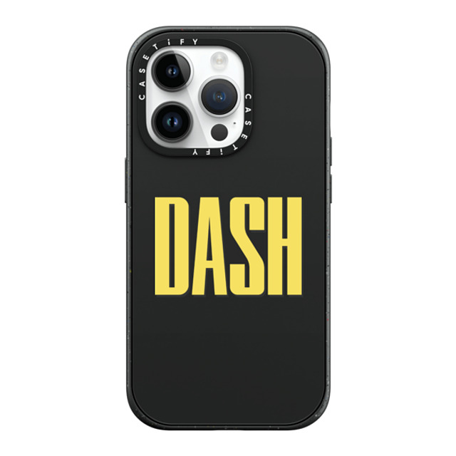 CASETiFY iPhone 14 Pro ケース マットブラック インパクトケース MagSafe対応 Custom Case - Dash