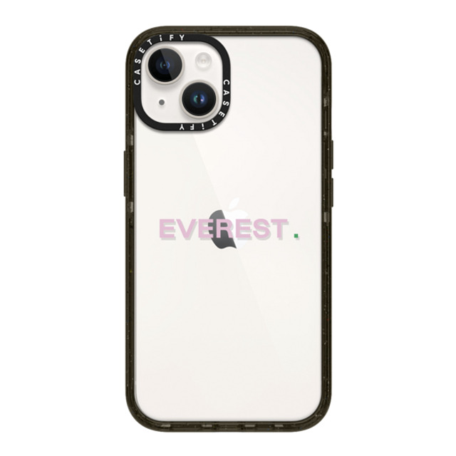 CASETiFY iPhone 14 ケース ブラック インパクトケース Custom Case - Everest.