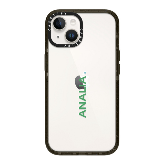 CASETiFY iPhone 14 ケース ブラック インパクトケース Custom Case - Analia.