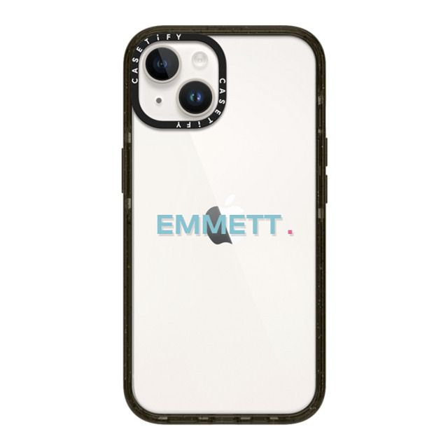 CASETiFY iPhone 14 ケース ブラック インパクトケース Custom Case - Emmett.