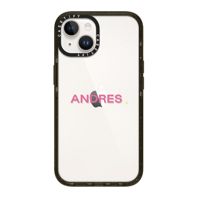 CASETiFY iPhone 14 ケース ブラック インパクトケース Custom Case - Andres.