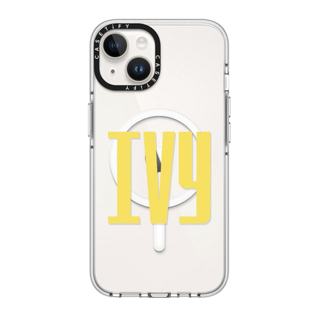 CASETiFY iPhone 14 ケース クリア クリア ケース MagSafe対応 Custom Case - Ivy