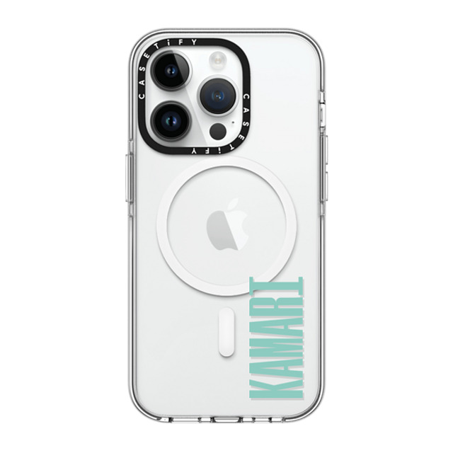 CASETiFY iPhone 14 Pro ケース クリア クリア ケース MagSafe対応 Custom Case - Kamari