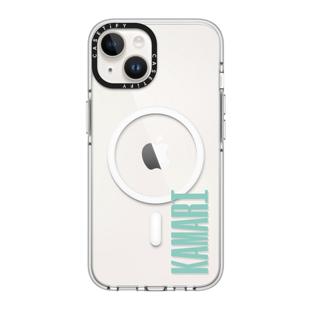 CASETiFY iPhone 14 ケース クリア クリア ケース MagSafe対応 Custom Case - Kamari