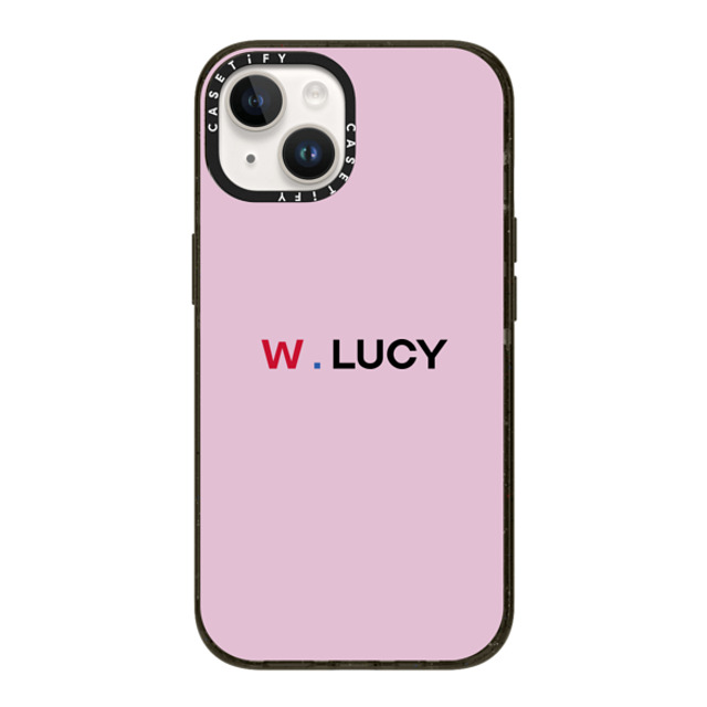 CASETiFY iPhone 14 ケース ブラック インパクトケース Custom Case - w. Lucy