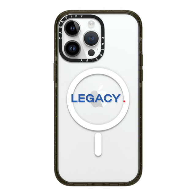 CASETiFY iPhone 14 Pro Max ケース ブラック インパクトケース MagSafe対応 Custom Case - Legacy.