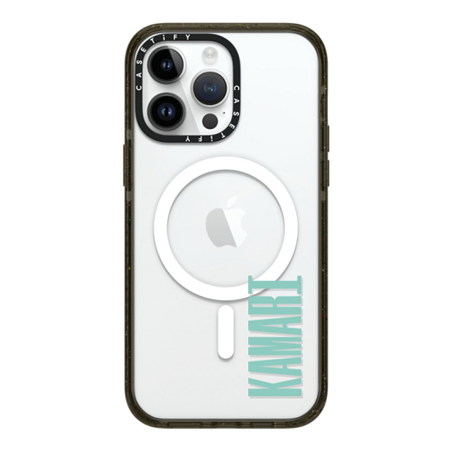 CASETiFY iPhone 14 Pro Max ケース ブラック インパクトケース MagSafe対応 Custom Case - Kamari