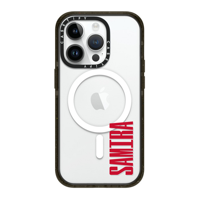 CASETiFY iPhone 14 Pro ケース ブラック インパクトケース MagSafe対応 Custom Case - Samira