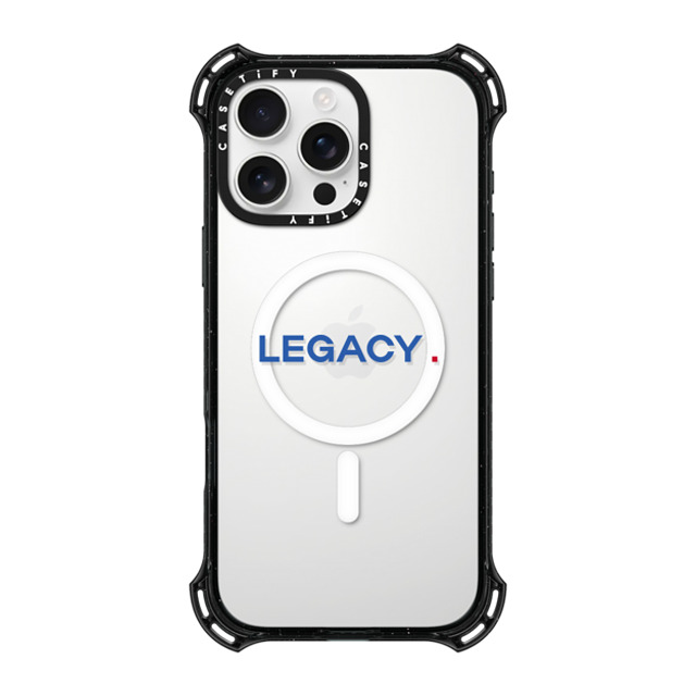 CASETiFY iPhone 16 Pro Max ケース ブラック バウンスケース Custom Case - Legacy.