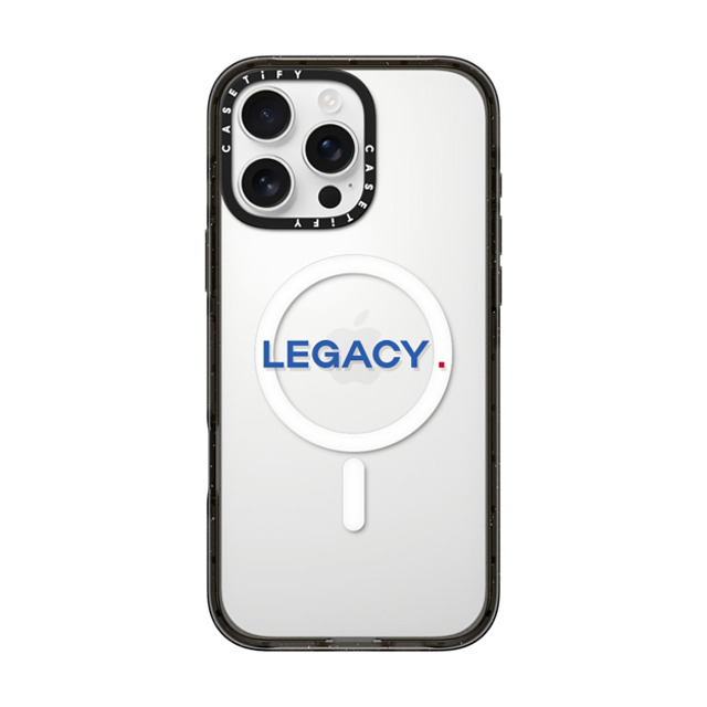 CASETiFY iPhone 16 Pro Max ケース ブラック インパクトケース MagSafe対応 Custom Case - Legacy.