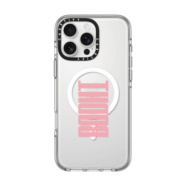 CASETiFY iPhone 16 Pro Max ケース クリア クリア ケース MagSafe対応 Custom Case - Bodhi