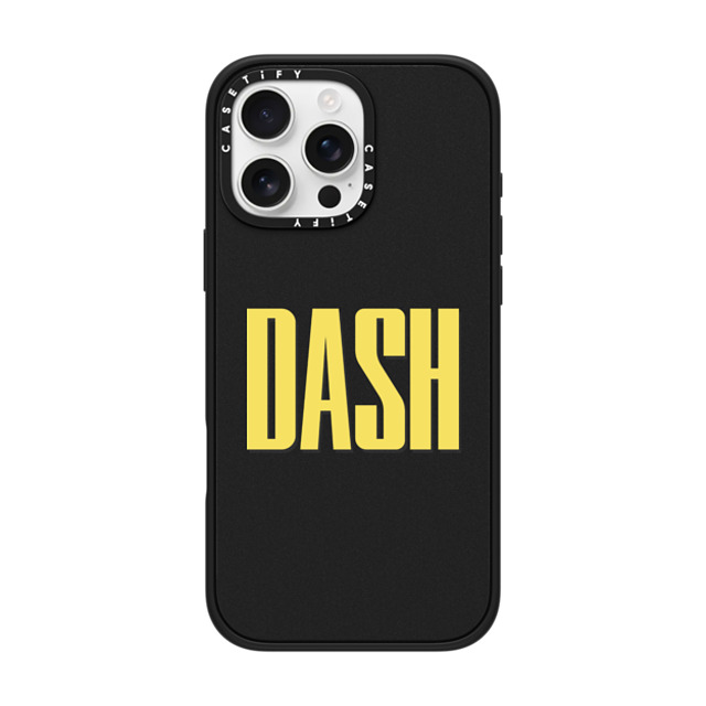 CASETiFY iPhone 16 Pro Max ケース マットブラック インパクトケース MagSafe対応 Custom Case - Dash