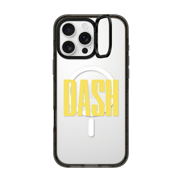 CASETiFY iPhone 16 Pro Max ケース ブラック インパクトリングスタンドケース MagSafe対応 Custom Case - Dash