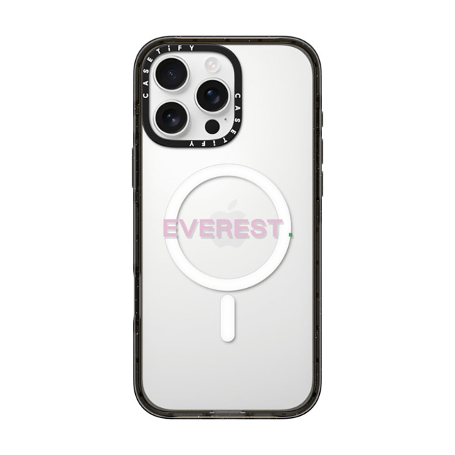 CASETiFY iPhone 16 Pro Max ケース ブラック インパクトケース MagSafe対応 Custom Case - Everest.