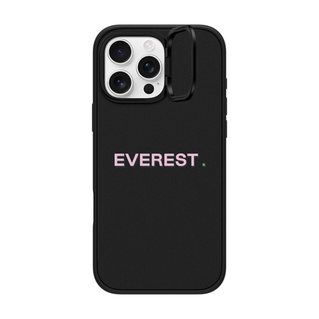 CASETiFY iPhone 16 Pro Max ケース マットブラック インパクトリングスタンドケース MagSafe対応 Custom Case - Everest.