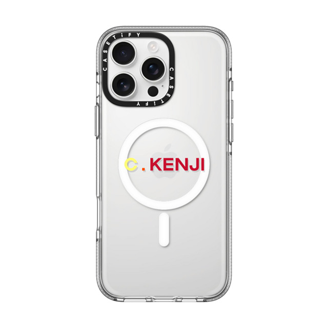 CASETiFY iPhone 16 Pro Max ケース クリア クリア ケース MagSafe対応 Custom Case - c. Kenji