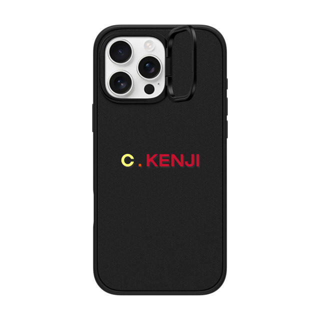 CASETiFY iPhone 16 Pro Max ケース マットブラック インパクトリングスタンドケース MagSafe対応 Custom Case - c. Kenji