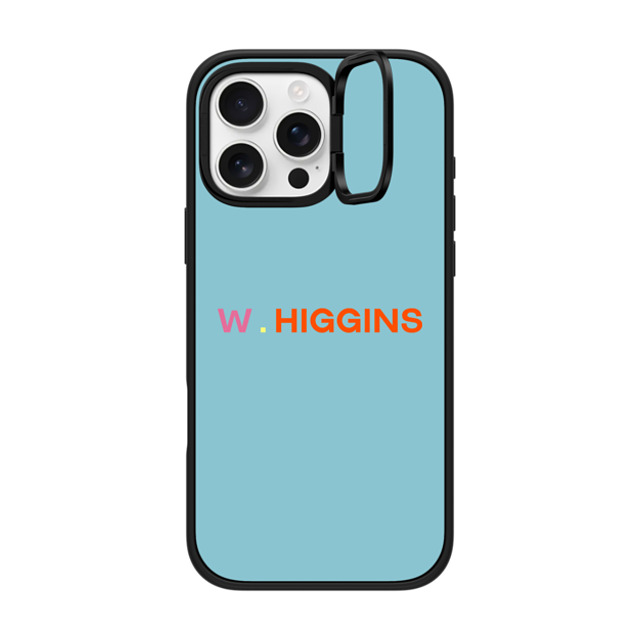 CASETiFY iPhone 16 Pro Max ケース マットブラック インパクトリングスタンドケース MagSafe対応 Custom Case - w. Higgins