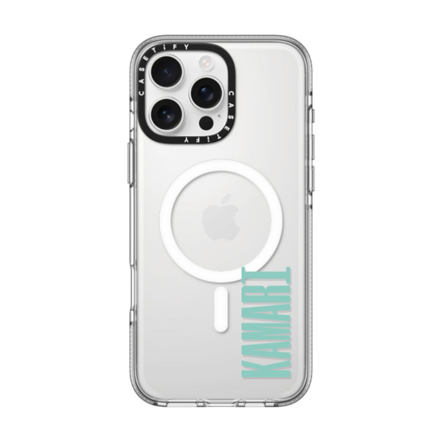 CASETiFY iPhone 16 Pro Max ケース クリア クリア ケース MagSafe対応 Custom Case - Kamari