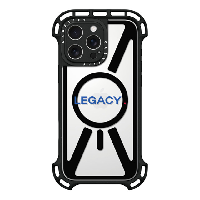 CASETiFY iPhone 16 Pro Max ケース ブラック ウルトラ バウンスケース MagSafe対応 Custom Case - Legacy.