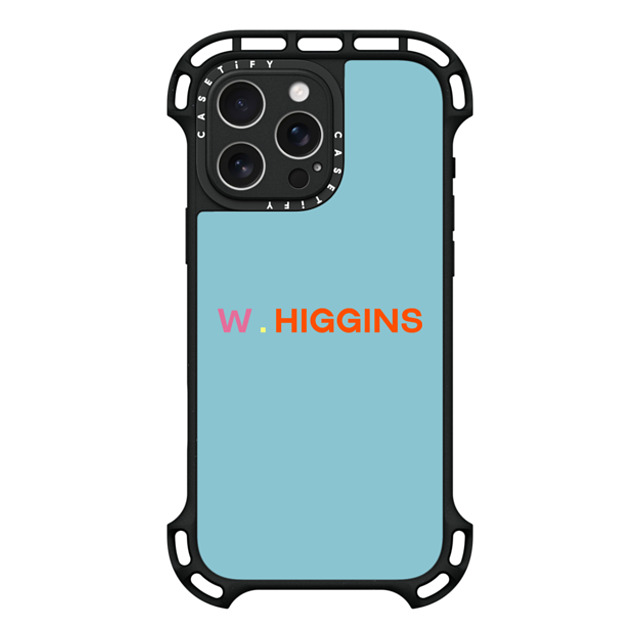 CASETiFY iPhone 16 Pro Max ケース ブラック ウルトラ バウンスケース MagSafe対応 Custom Case - w. Higgins